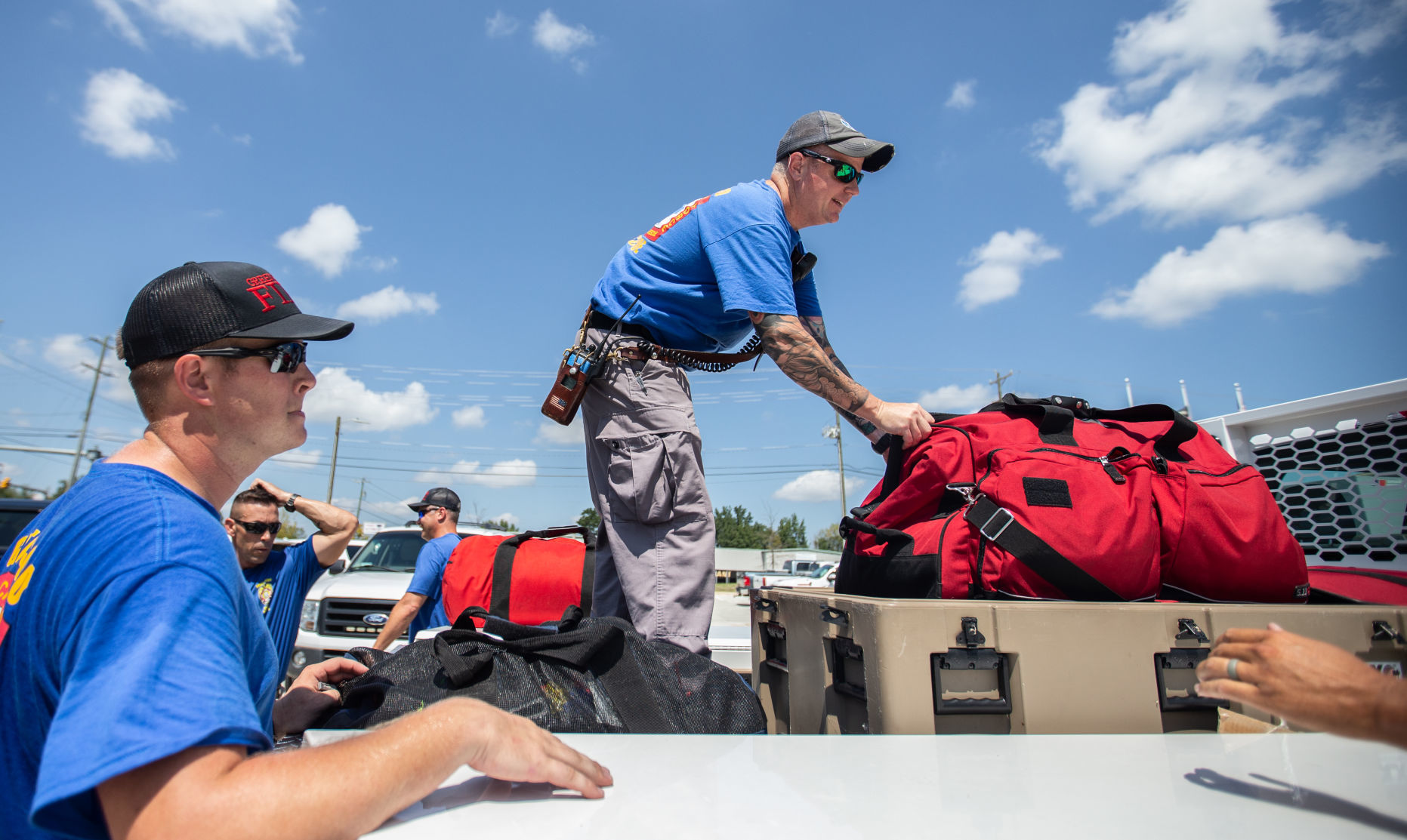 Greensboro Fire Department heads to the coast